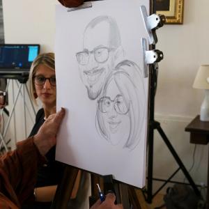 Caricature per matrimonio Torino, Caricaturista matrimoni